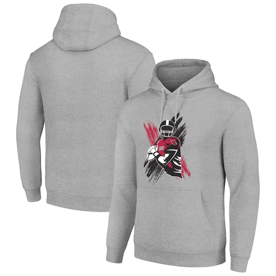 Men arizona cardinals grey NFL 2024 hoodie